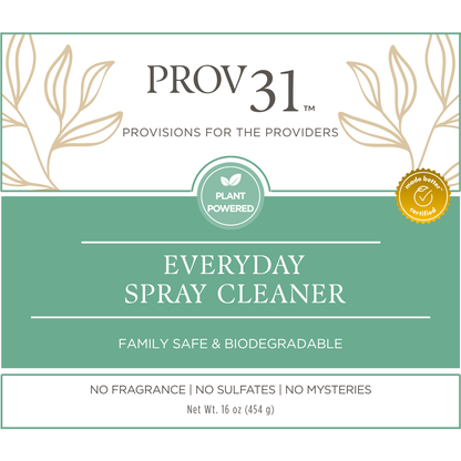 PROV 31 Everyday Spray Cleaner packaging with green and white design